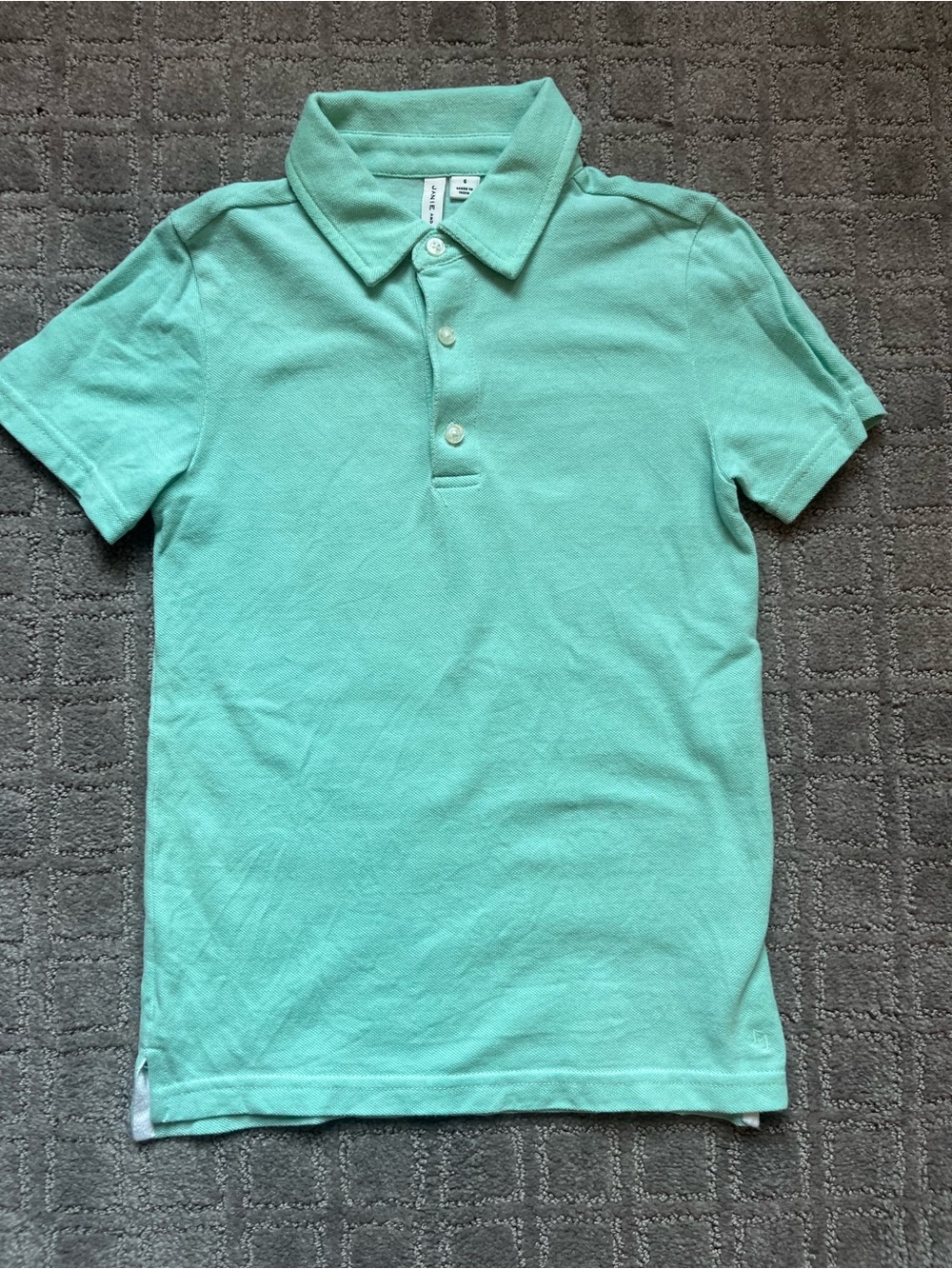 Boys Janie & Jack Mint Green Polo Shirt